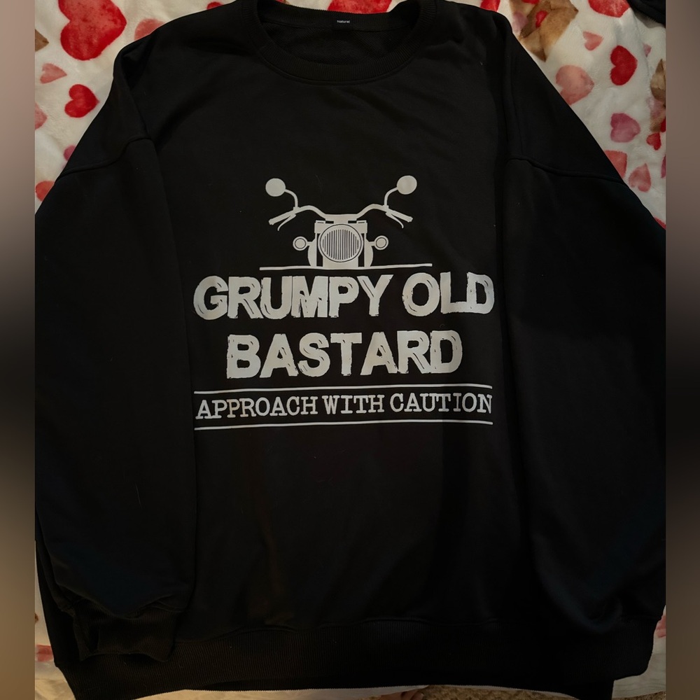 Mens funny sweatshirt, 2XL